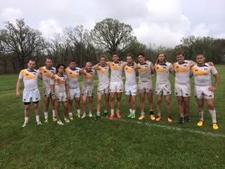 The Mizzou sevens squad lined up at the 2015 Heart of America Conference Sevens in Lawrence, Kansas