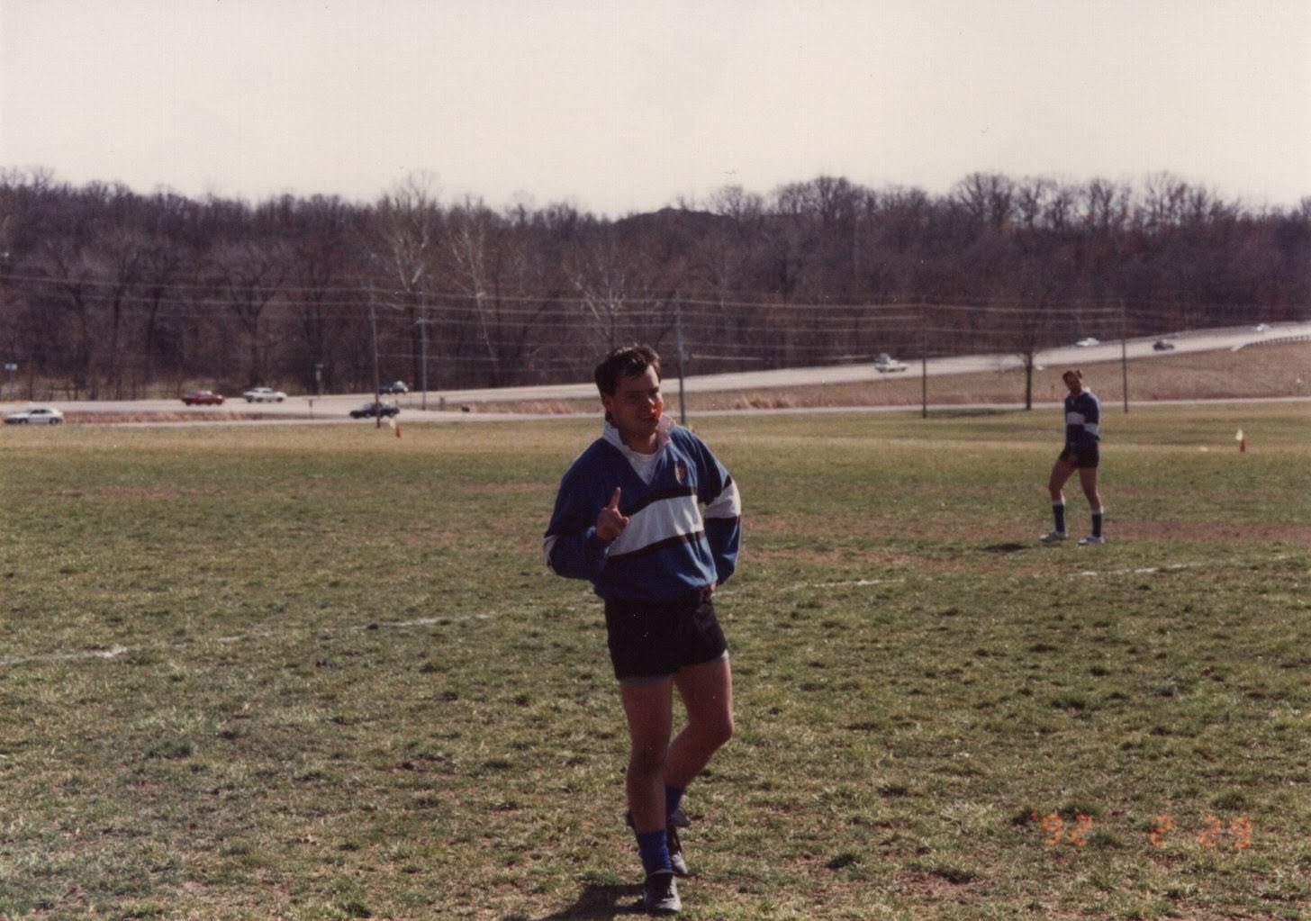 Pat Fogarty out on the pitch, turning out for the Royals