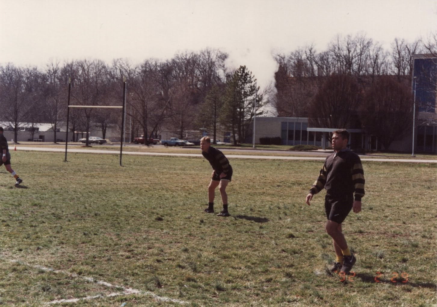 John Tajkowski and a teammate known as Taz out on the pitch